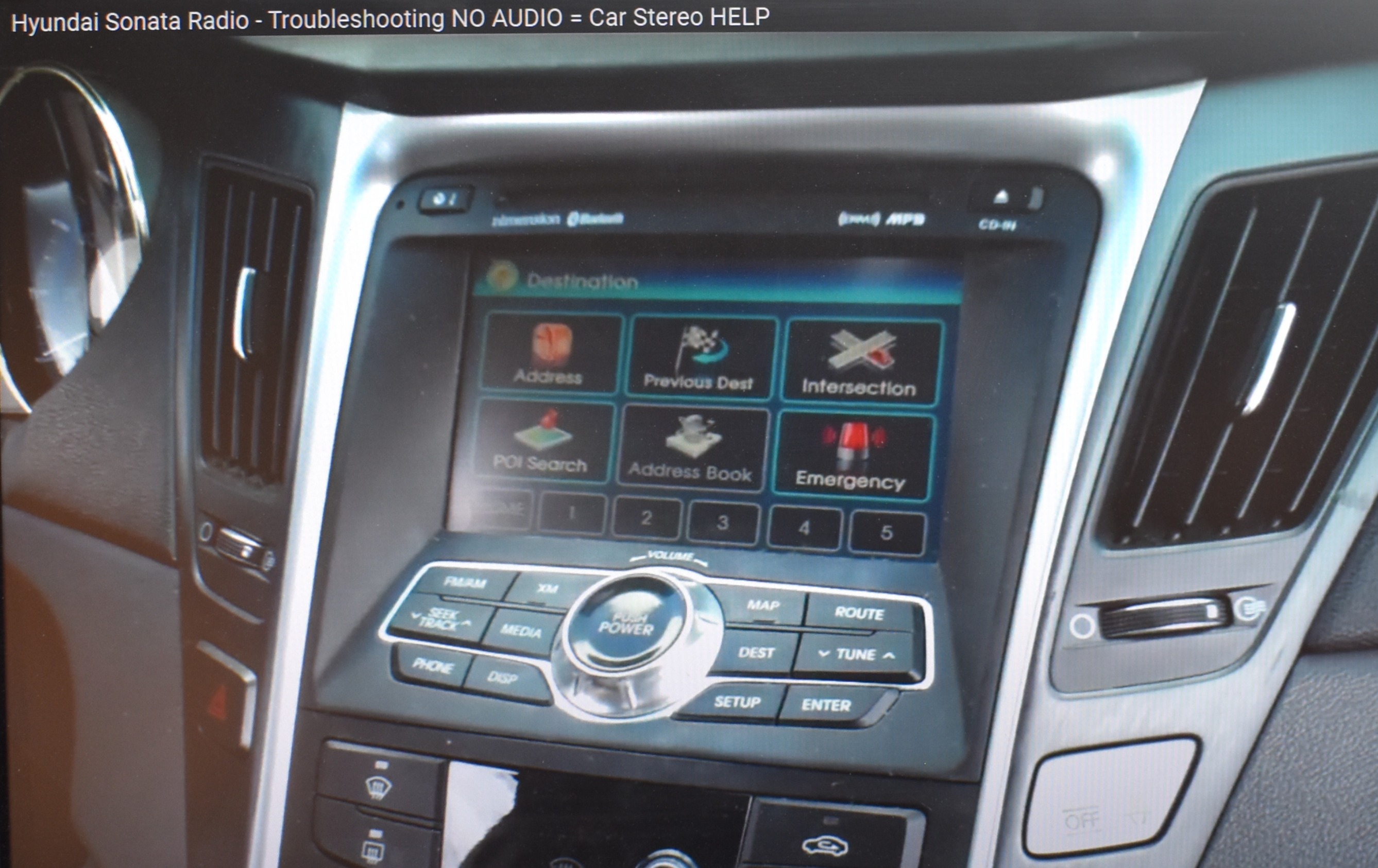 Hyundai Sonata Radio Removal and Speaker Repair